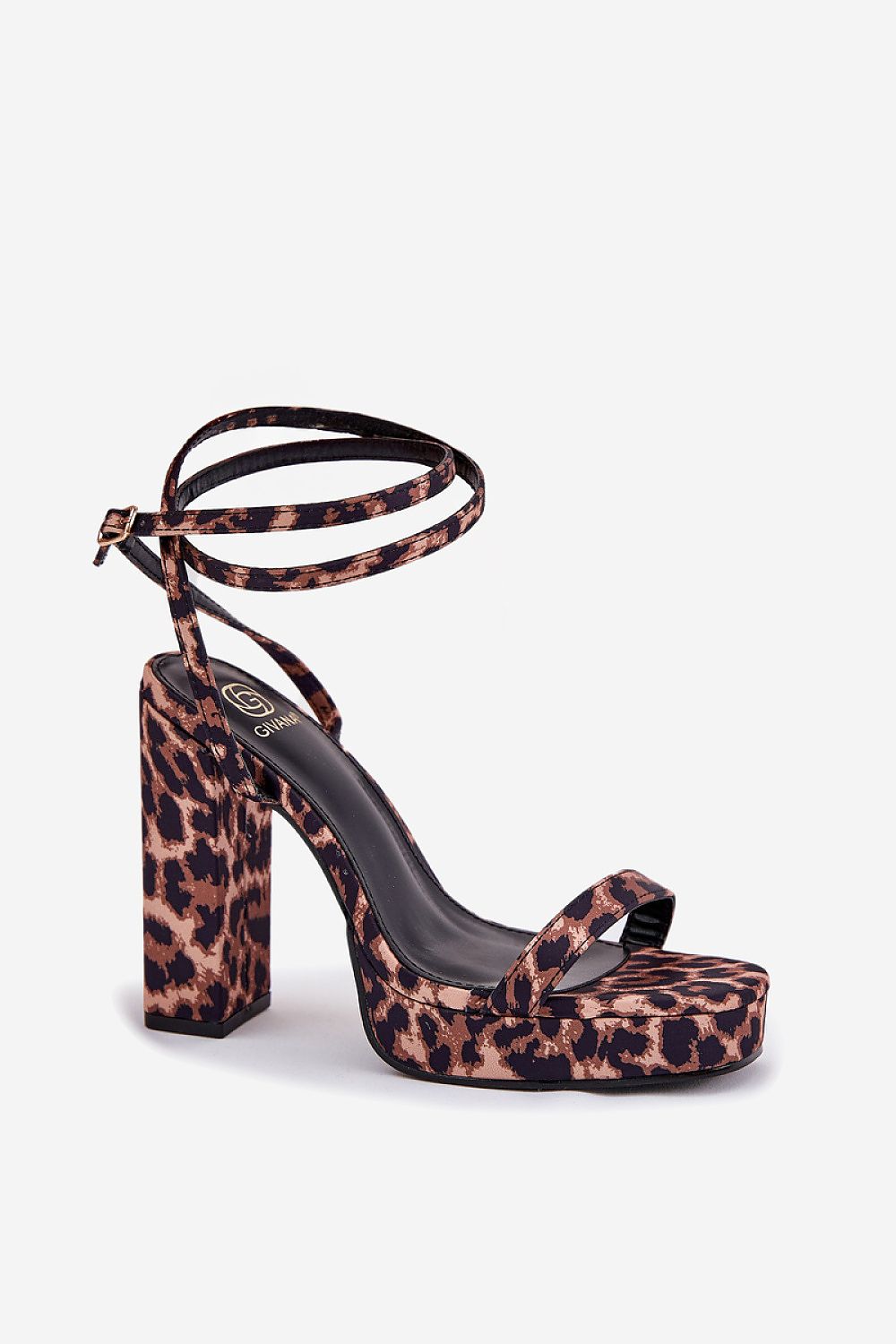 Sandalai su kulnu model 212821 Step in style