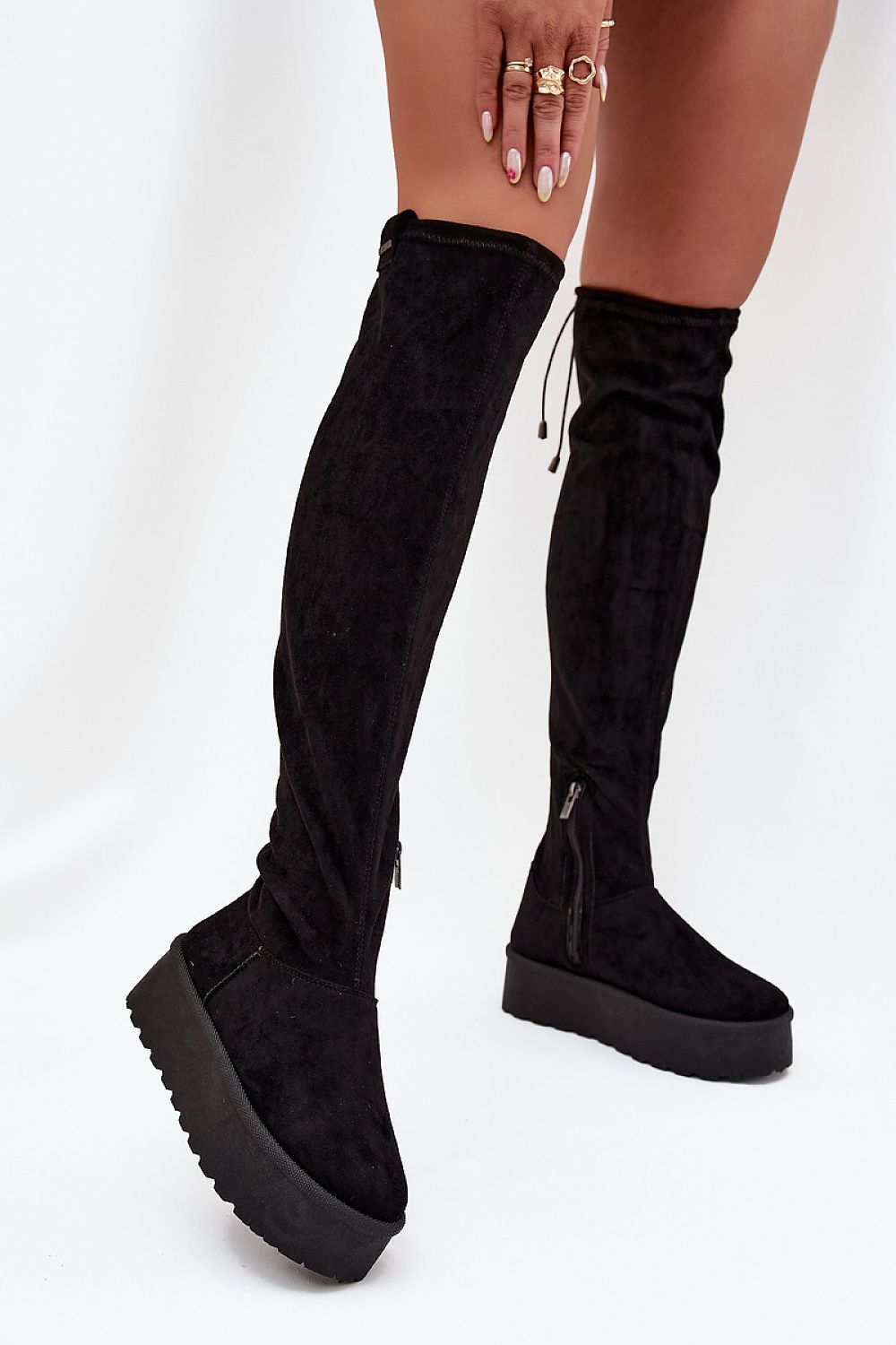 Šlaunų aukščio batai model 216790 Step in style