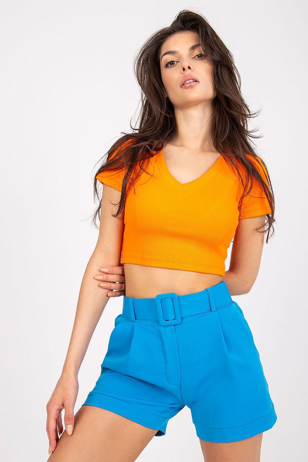 Šortai model 166316 Italy Moda