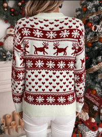 Moteriškas Kalėdinis megztinis