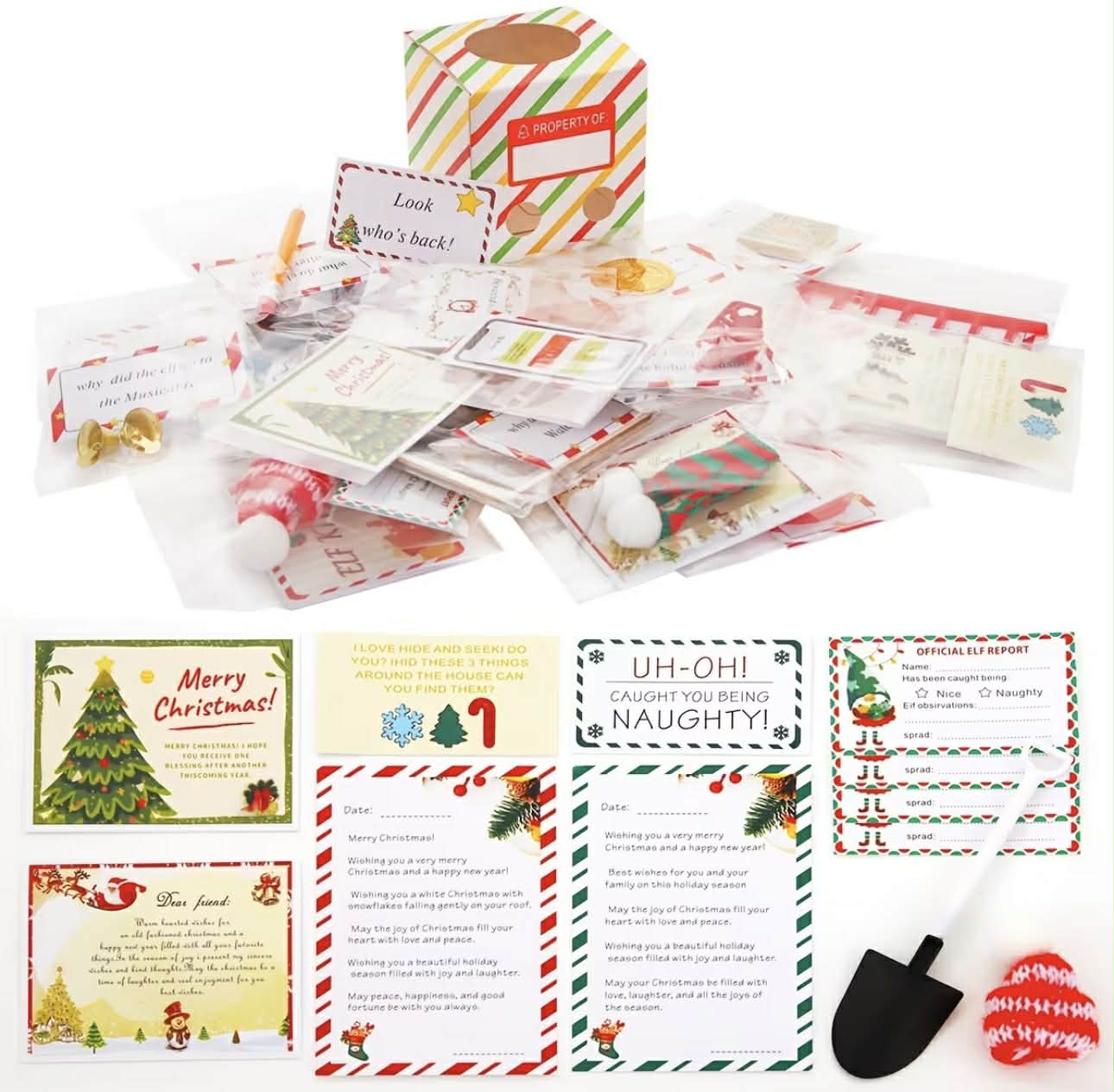 24 dienų Kalėdinio elfo nuotykių rinkinukas (ANGŲ KALBA)