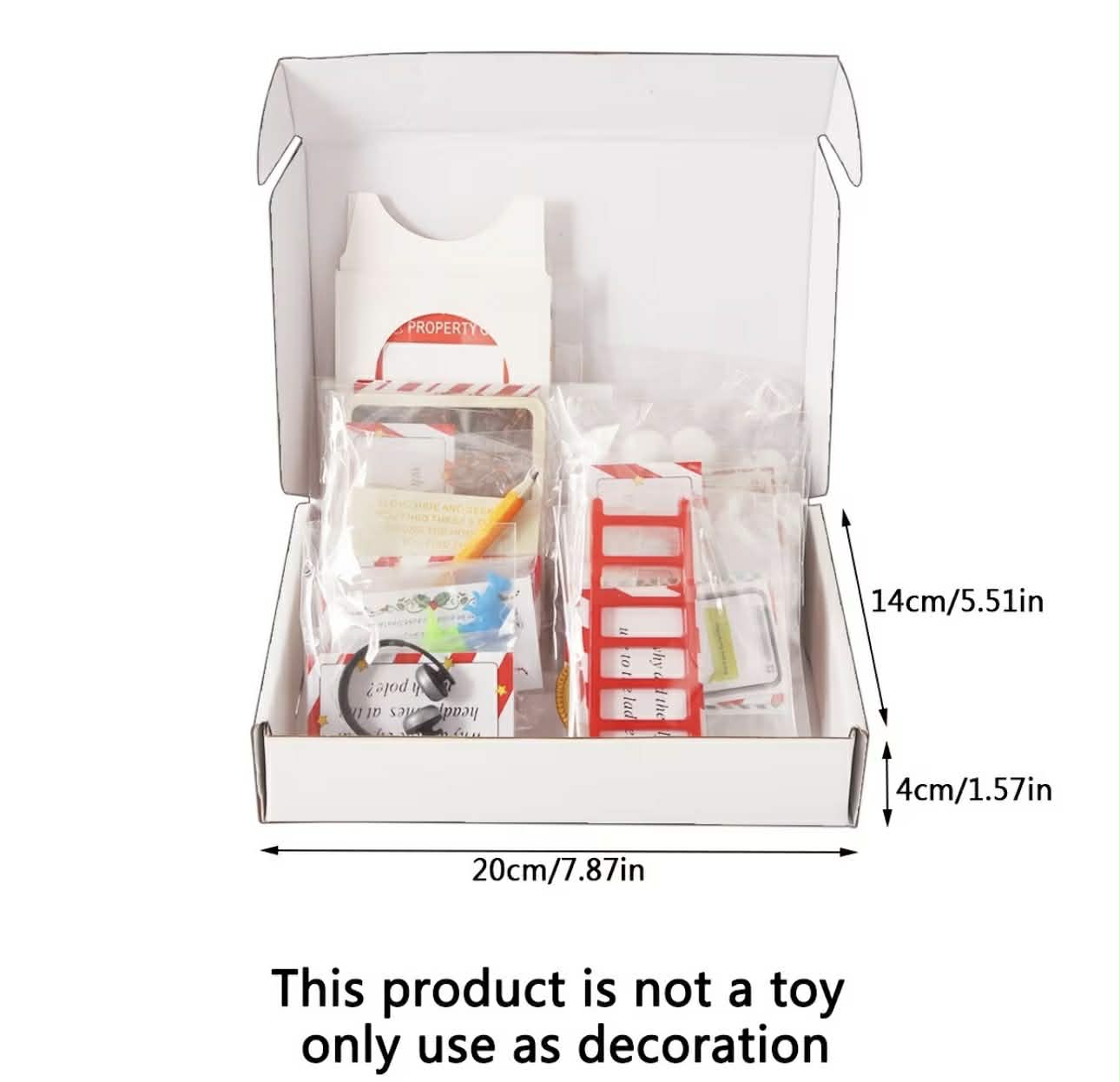 24 dienų Kalėdinio elfo nuotykių rinkinukas (ANGŲ KALBA)