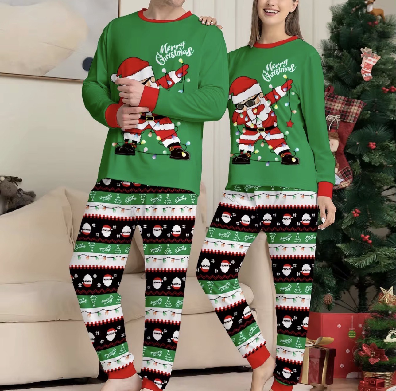 Kalėdinė šeimos pižama vyrui