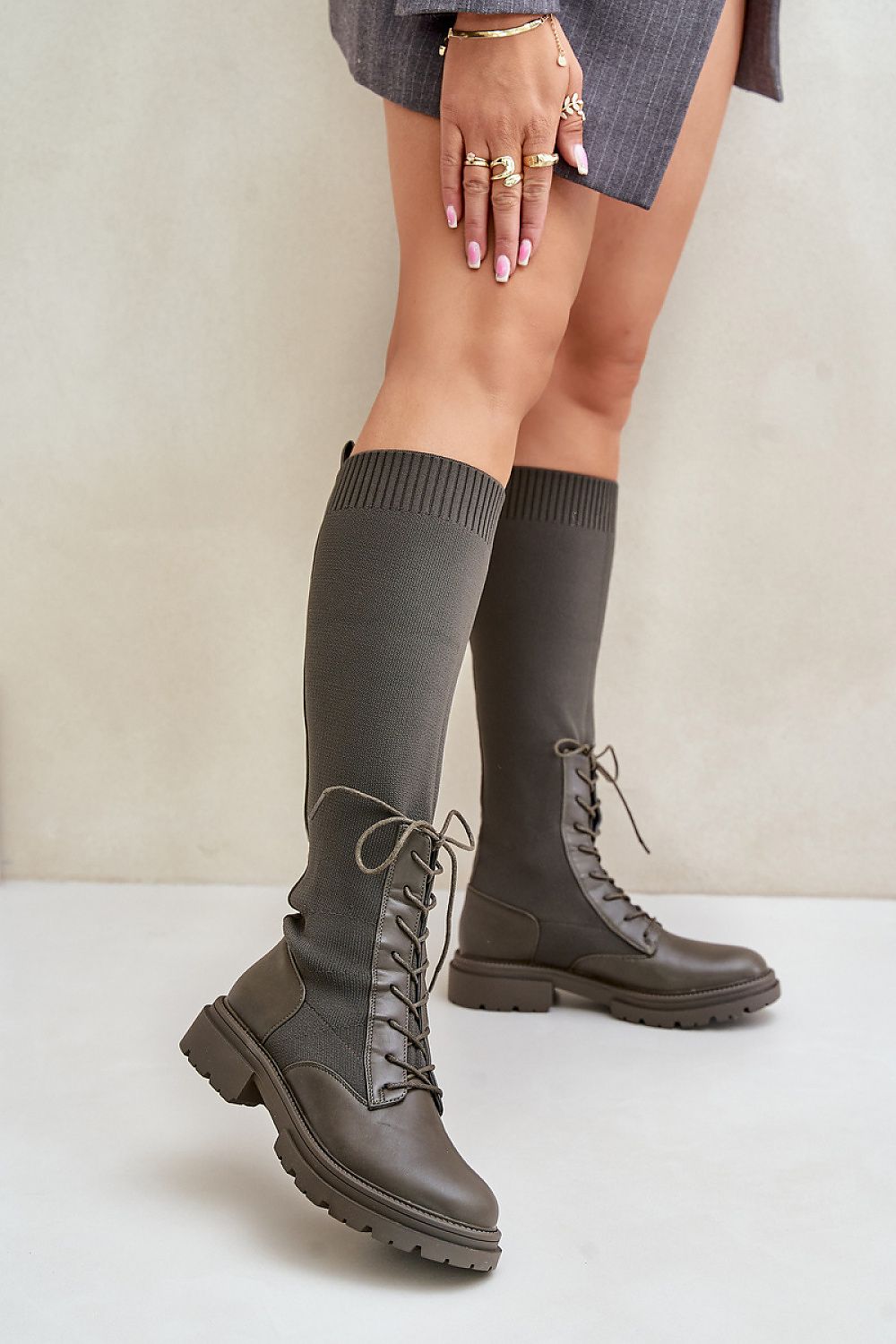 Thigh-high boots Step in style