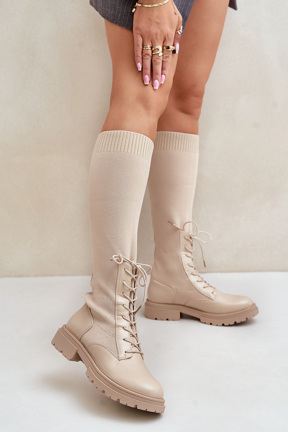 Thigh-high boots Step in style