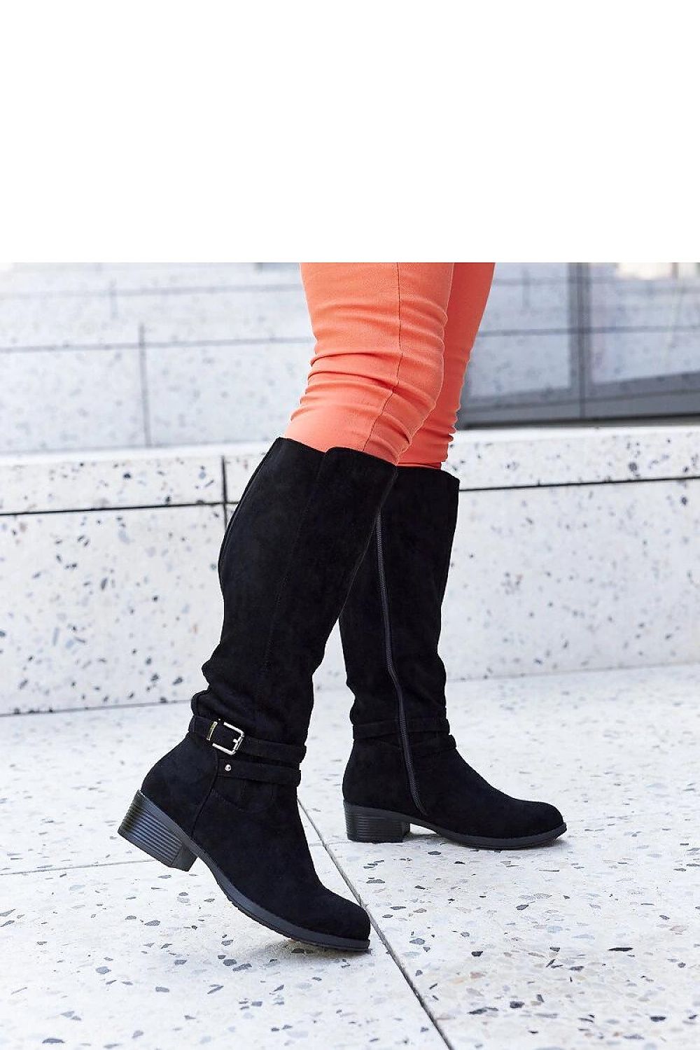 Black warm Aldisio eco-velour boots Solea