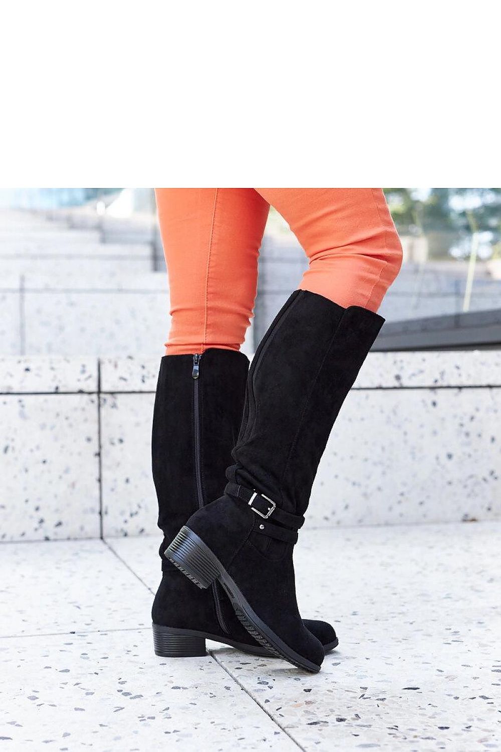 Black warm Aldisio eco-velour boots Solea