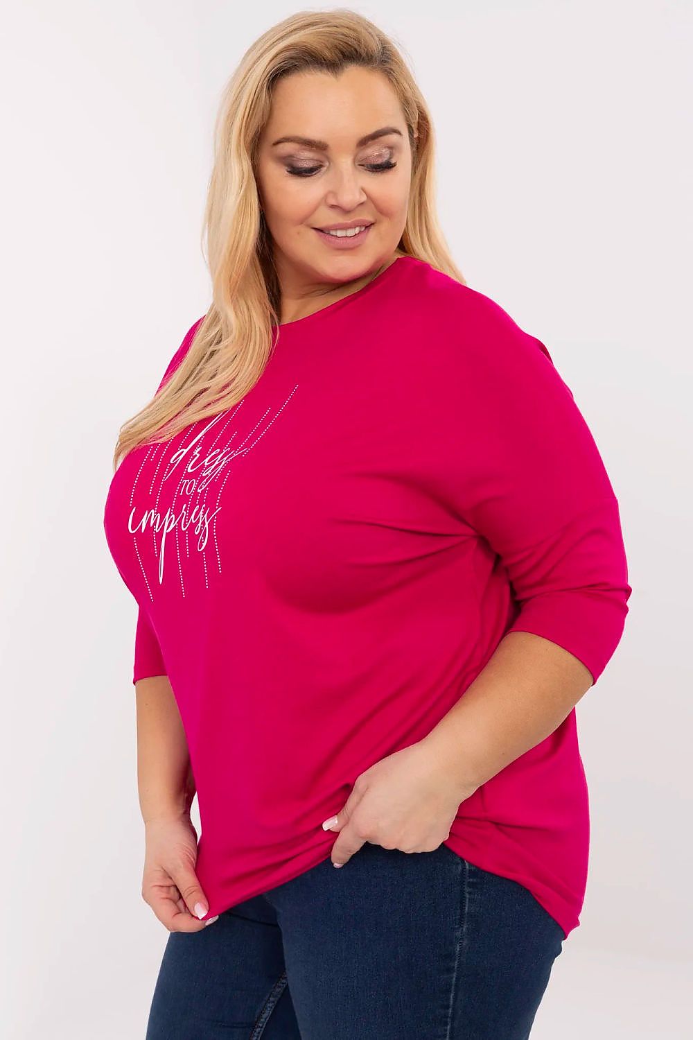 Plus size blouse “Relevance”