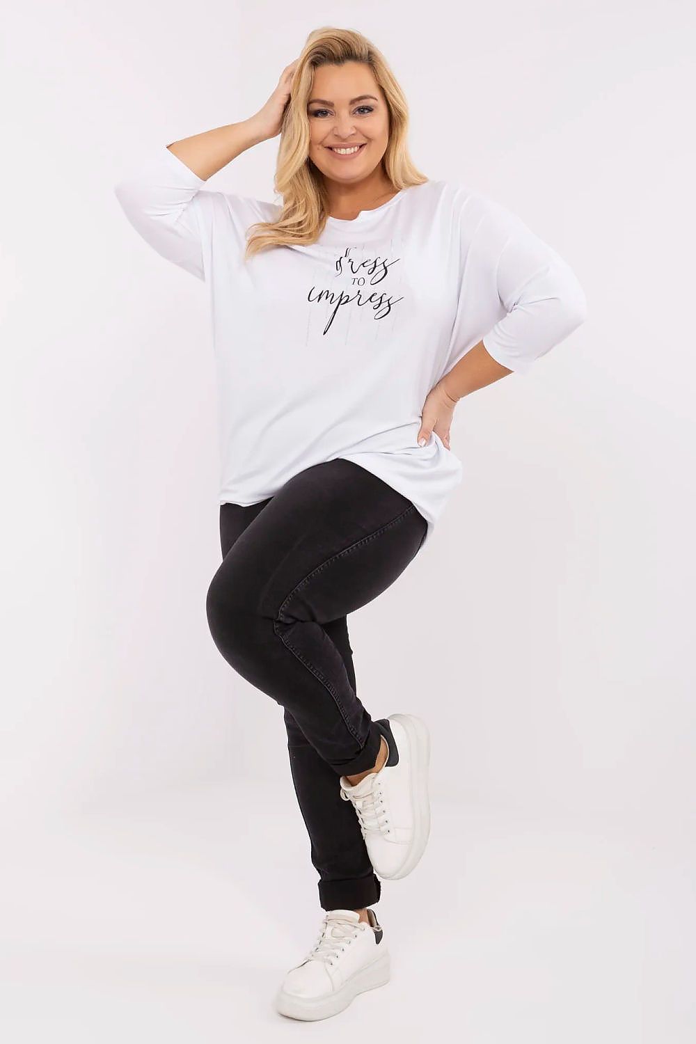 Plus size blouse “Relevance”