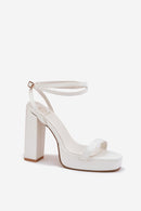  Sandalai su kulnu model 212819 Step in style 