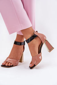 Sandalai su kulnu model 212824 Step in style 