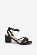  Sandalai su kulnu model 213009 Step in style 