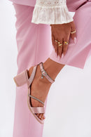 Sandalai su kulnu model 213010 Step in style 