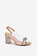  Sandalai su kulnu model 213936 Step in style 