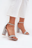  Sandalai su kulnu model 215641 Step in style 