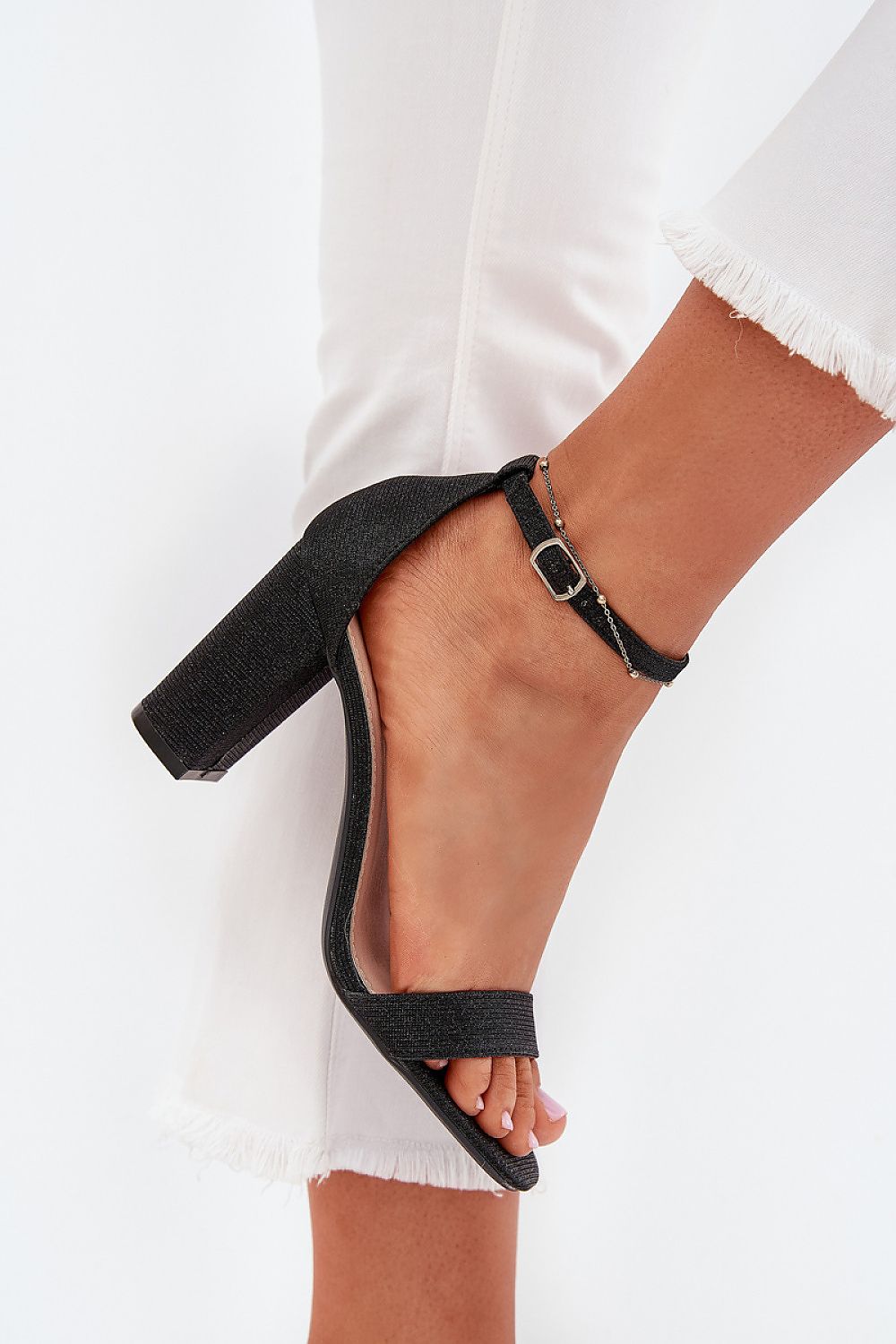  Sandalai su kulnu model 215642 Step in style 
