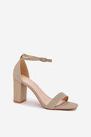  Sandalai su kulnu model 215643 Step in style 