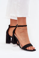  Sandalai su kulnu model 215703 Step in style 