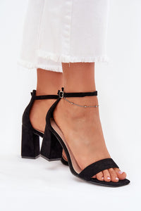  Sandalai su kulnu model 215703 Step in style 