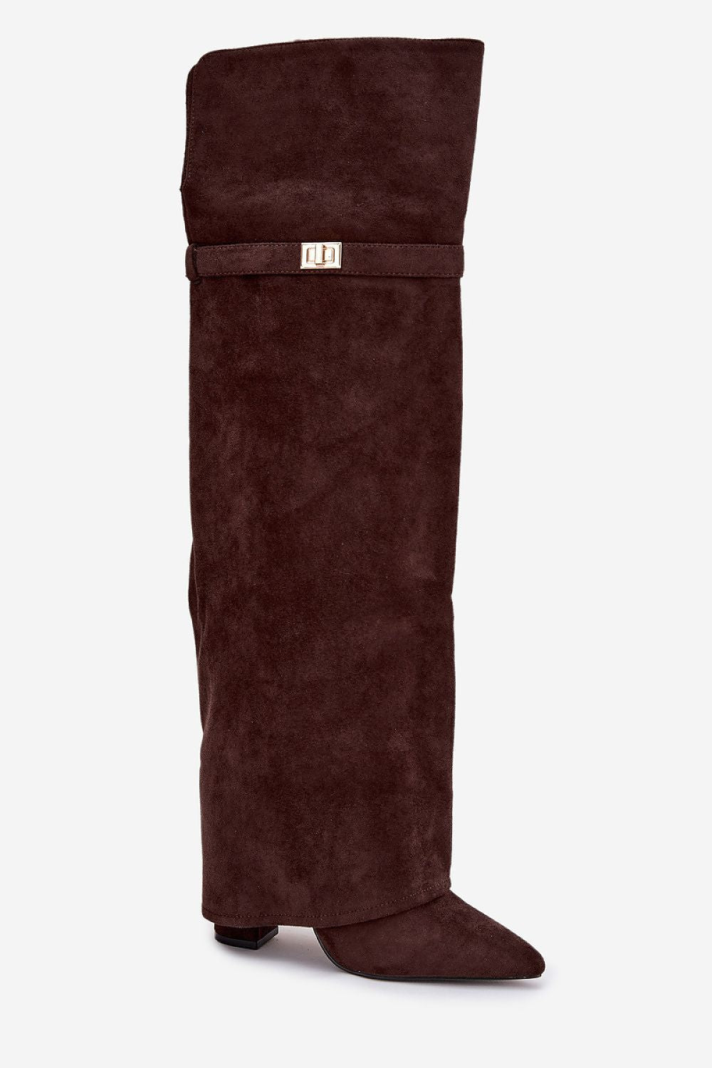 High-heeled boots Step in style