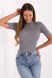  Megztinis trumpomis rankovėmis model 217316 Factory Price 