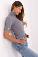  Megztinis trumpomis rankovėmis model 217316 Factory Price 