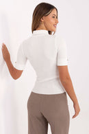  Megztinis trumpomis rankovėmis model 217318 Factory Price 