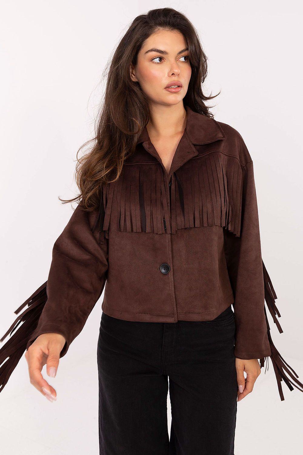 Women's short transitional jacket
