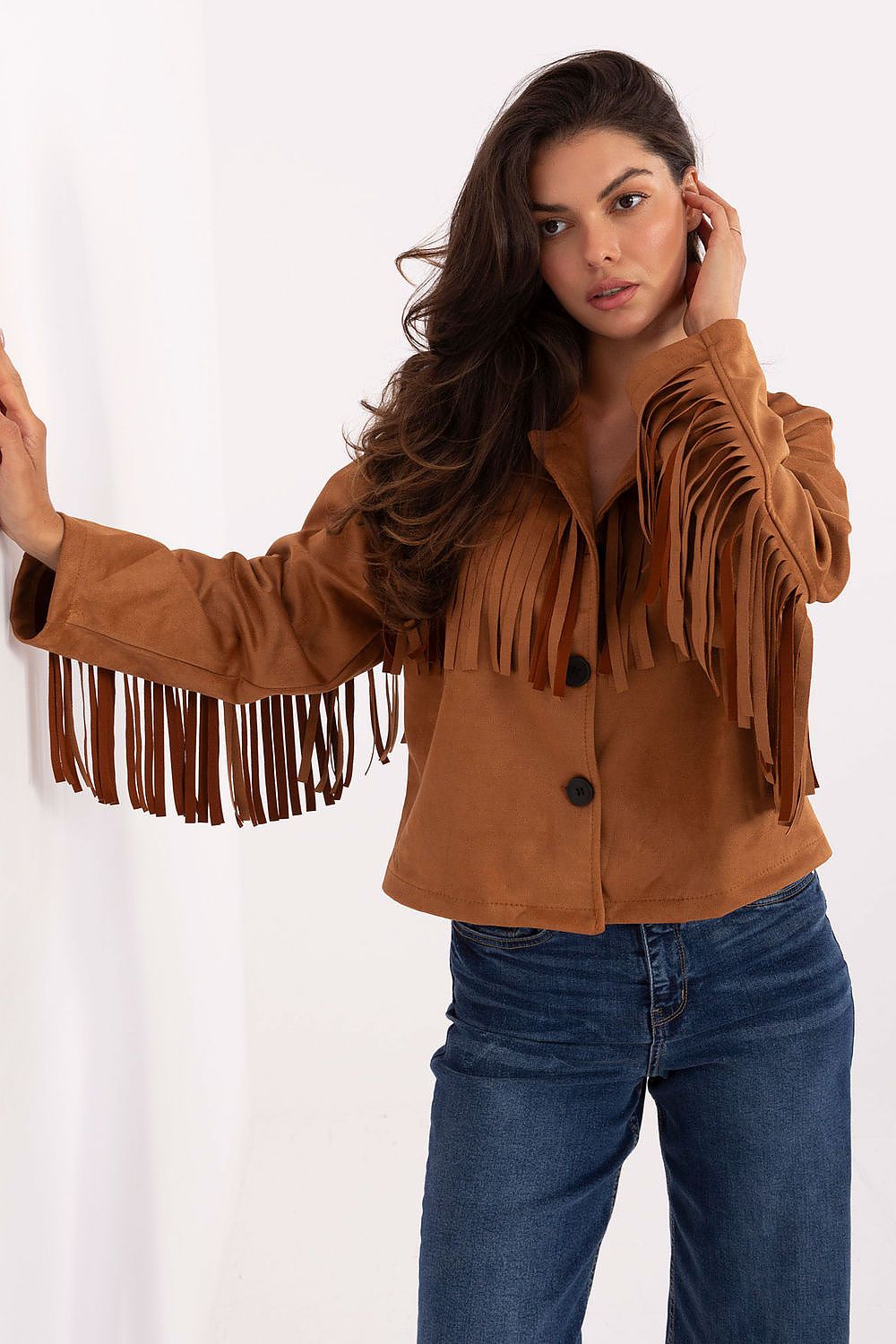Women's short transitional jacket