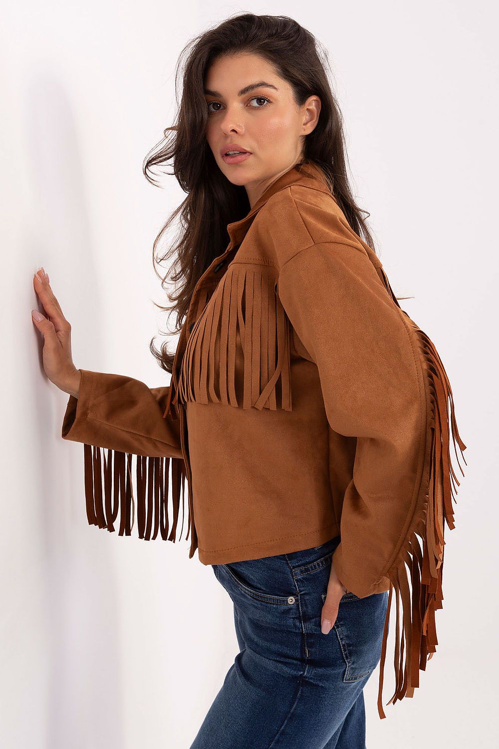 Women's short transitional jacket