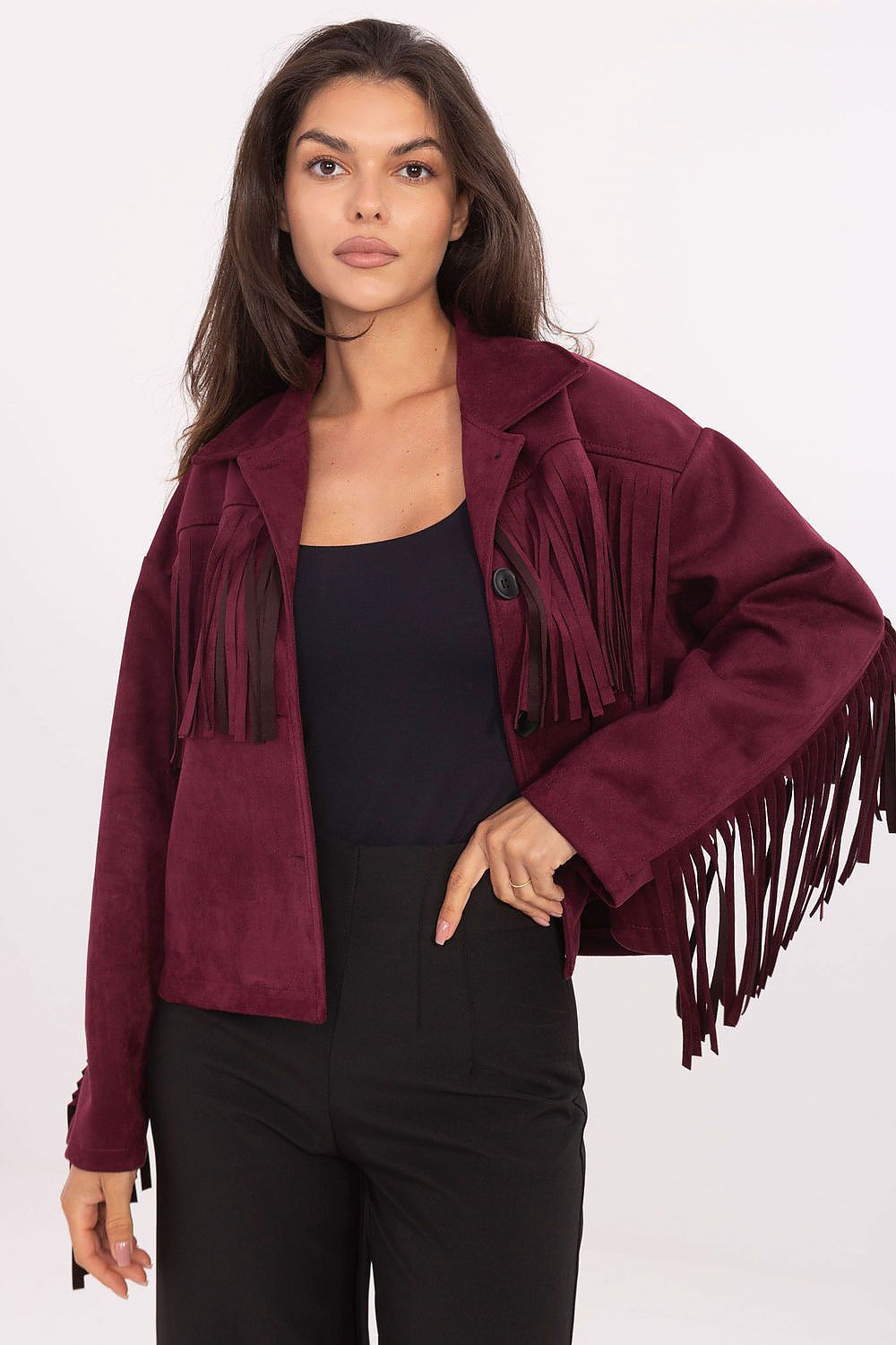 Women's short transitional jacket