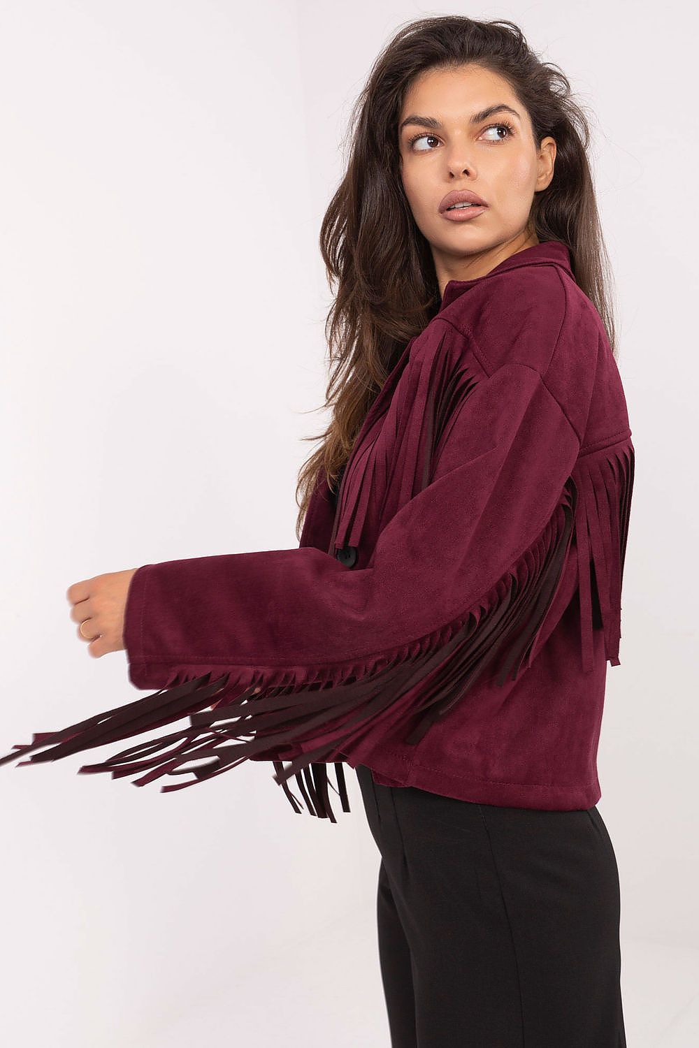 Women's short transitional jacket