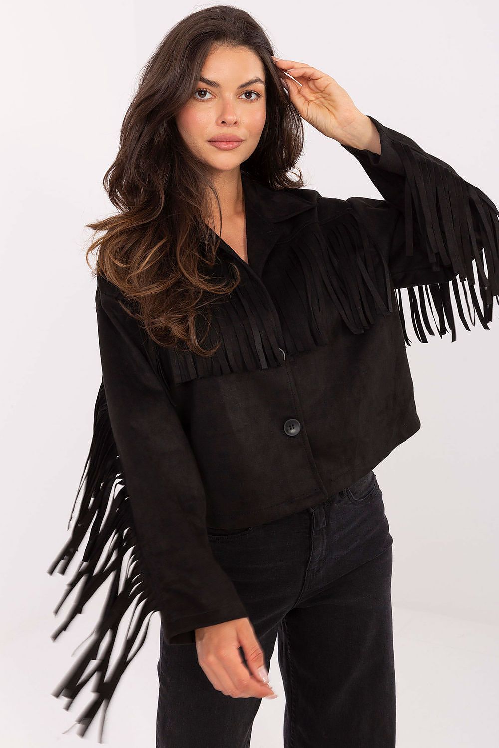 Women's short transitional jacket