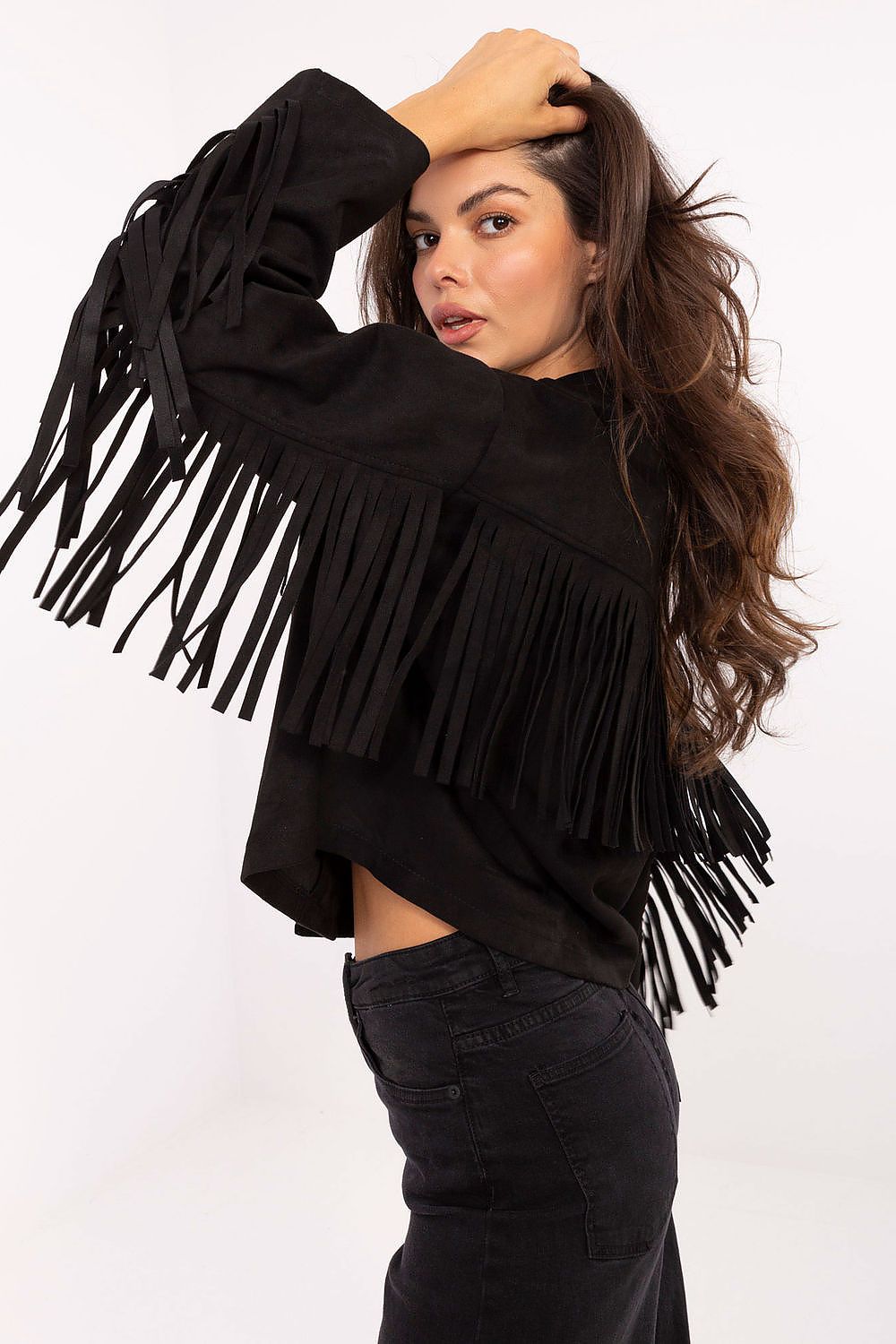 Women's short transitional jacket
