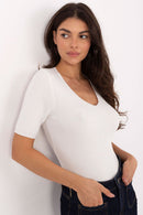  Megztinis trumpomis rankovėmis model 217603 Factory Price 