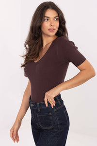  Megztinis trumpomis rankovėmis model 217607 Factory Price 