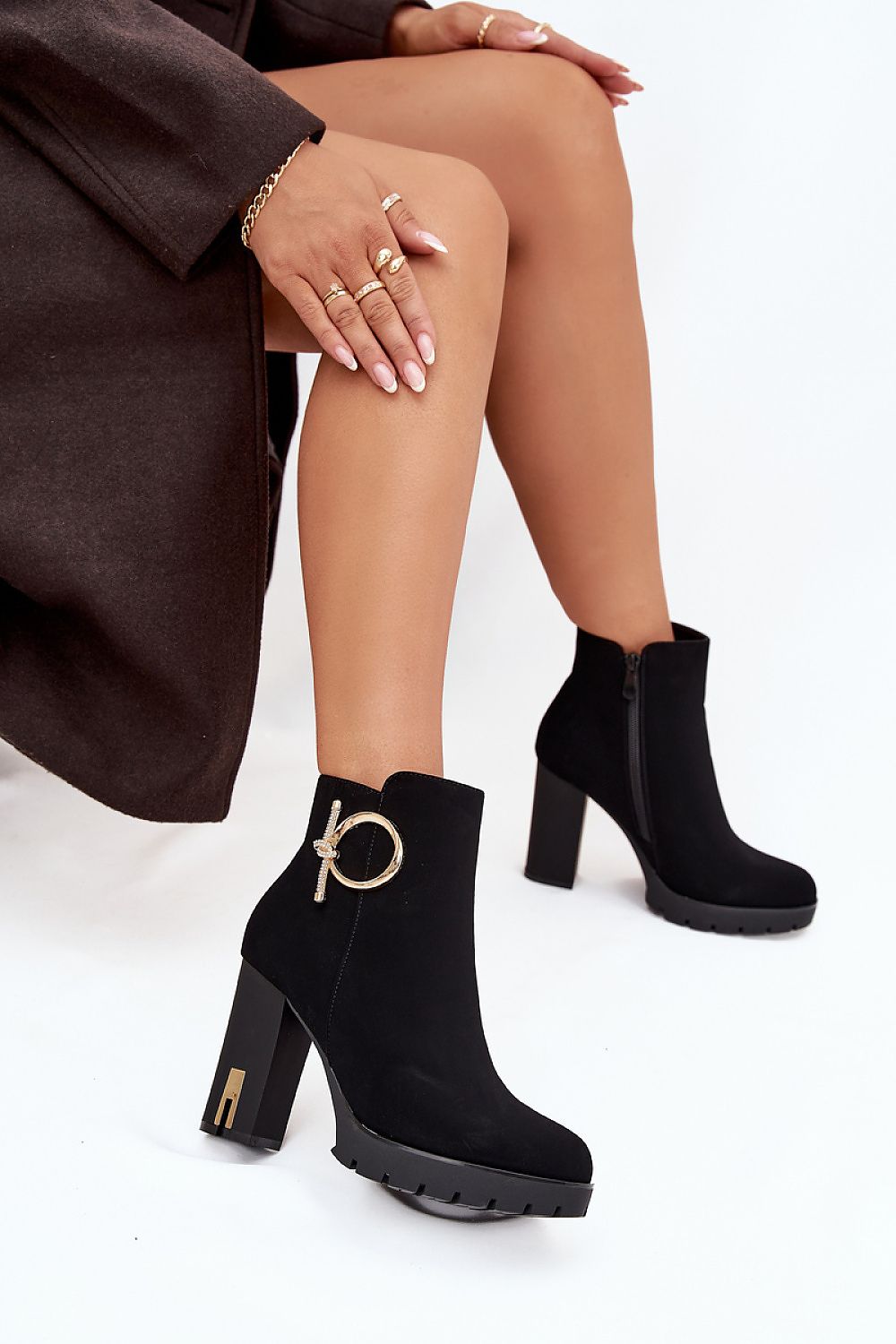 “Step in style” heeled boots