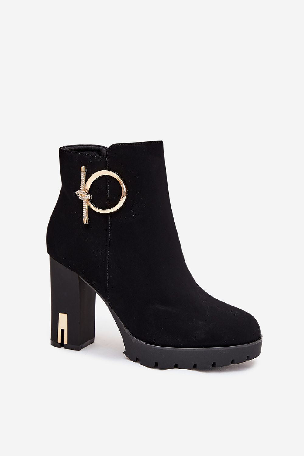“Step in style” heeled boots