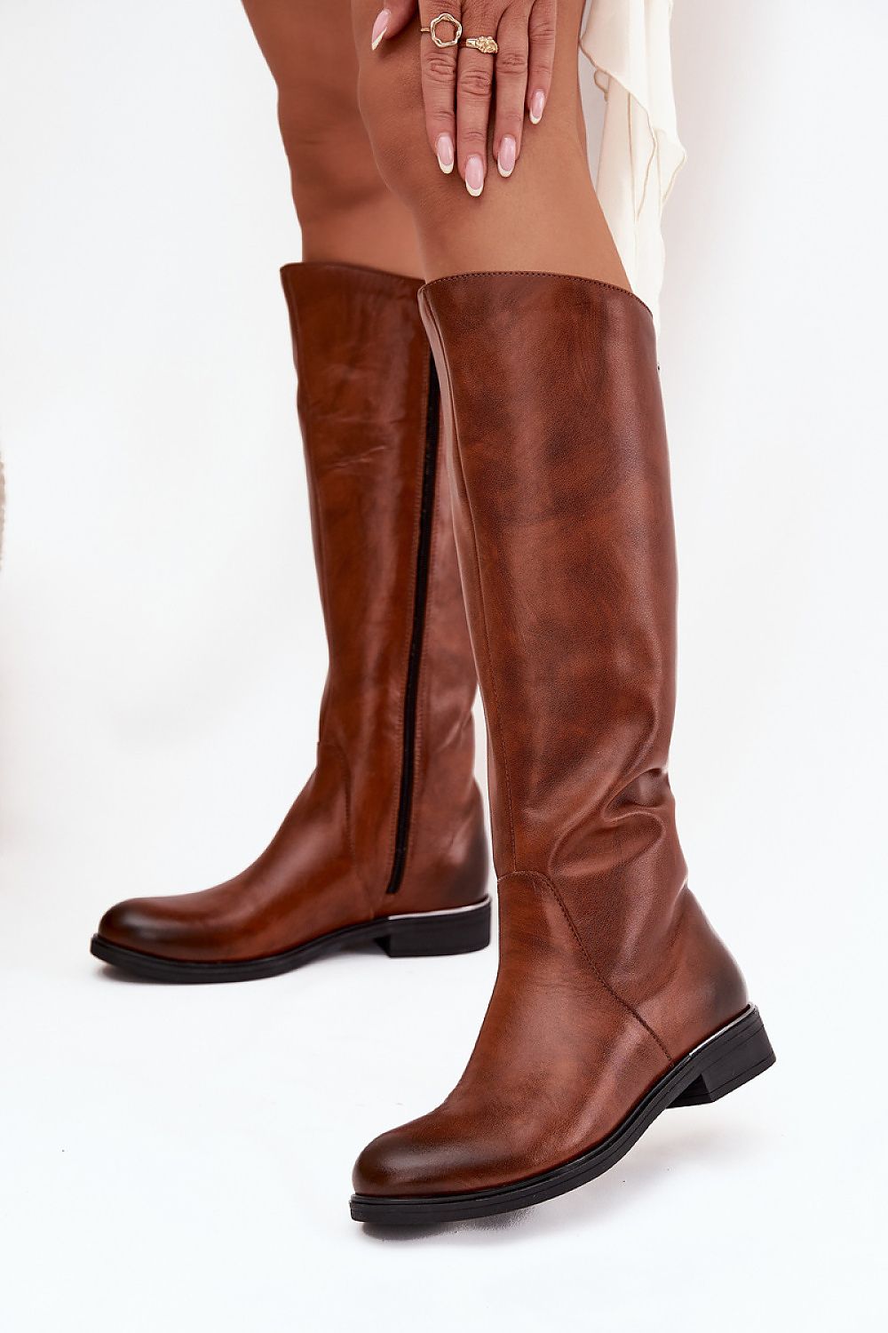 Women's leather ankle boots “Step in style”