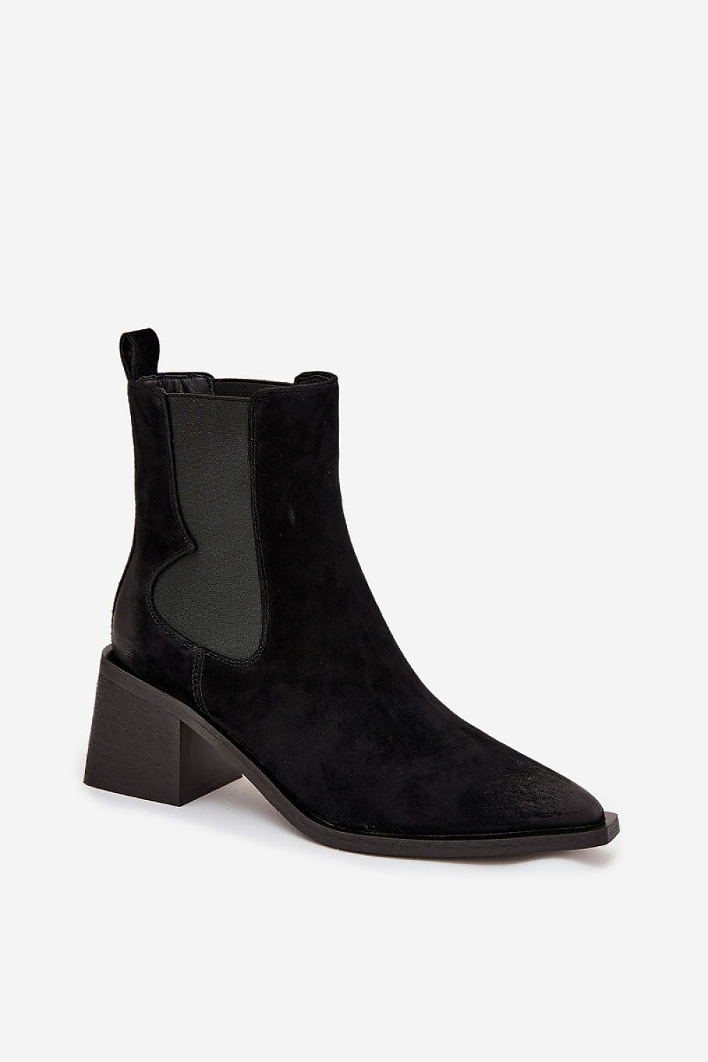 “Step in style” heeled boots