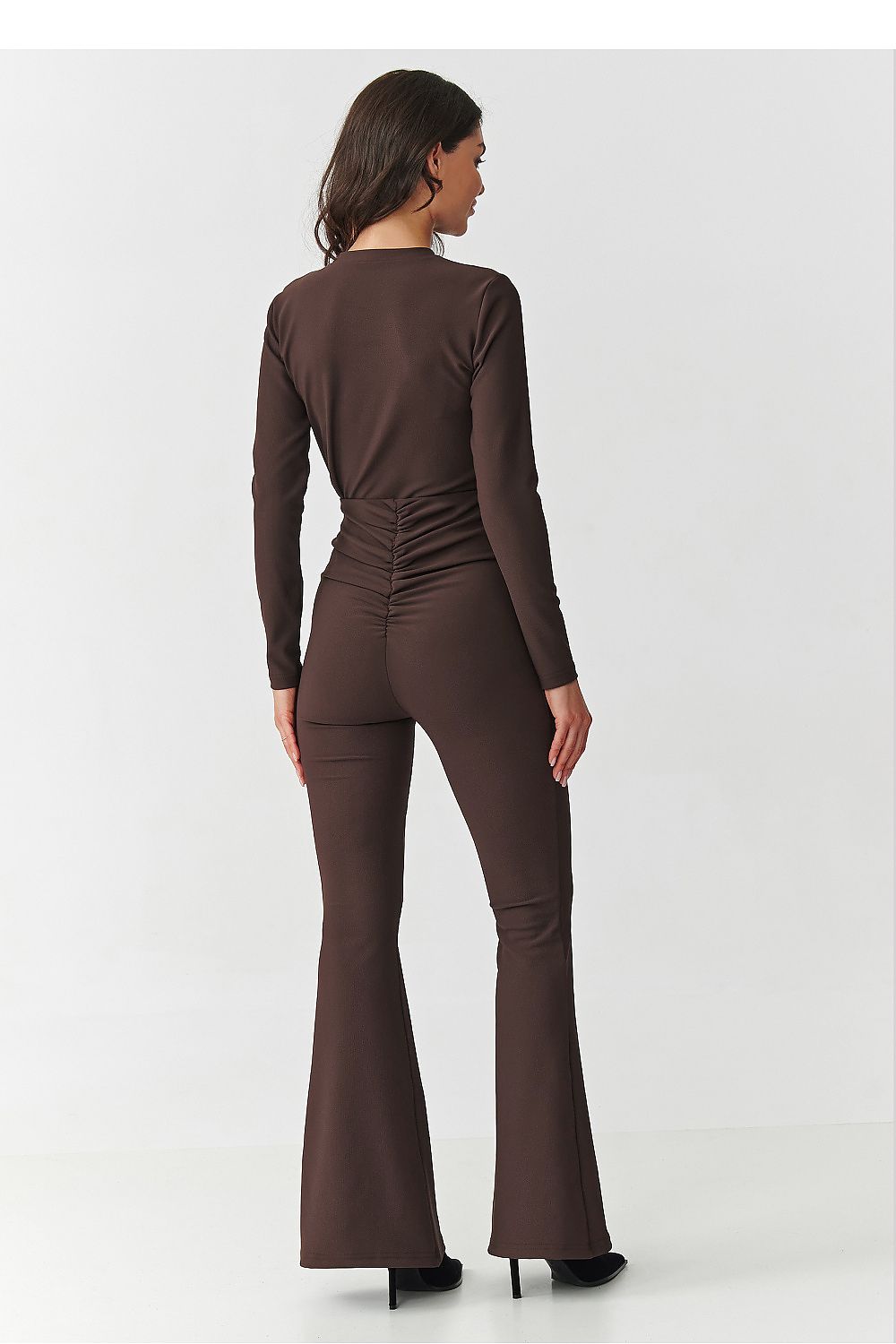 Brown women's jumpsuit “Makadamia”
