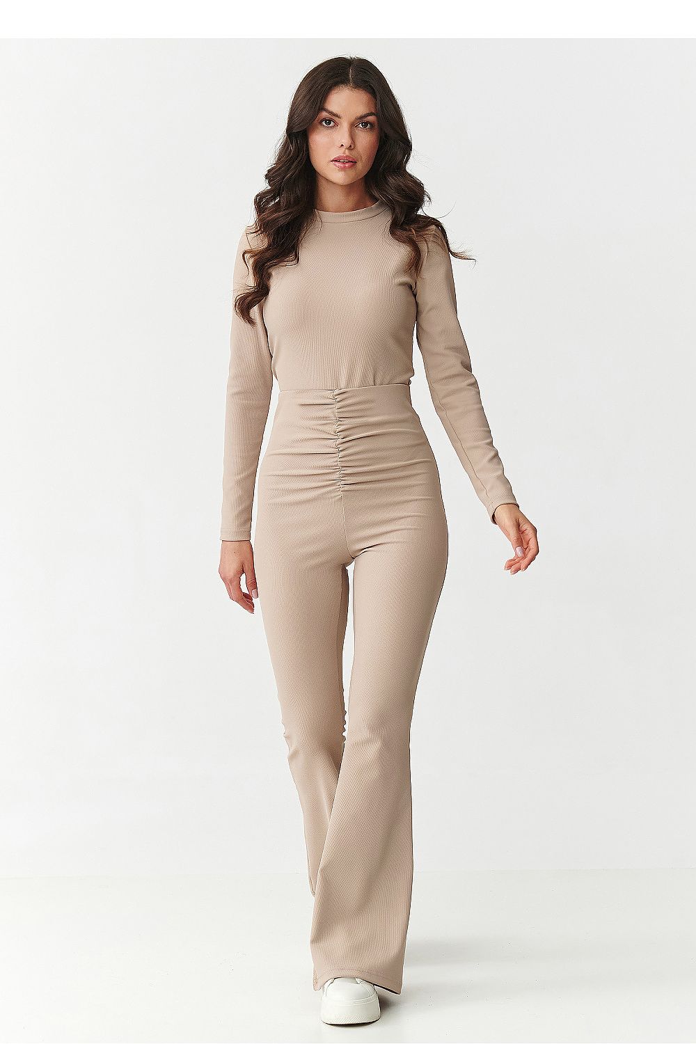 Beige women's jumpsuit “Makadamia”