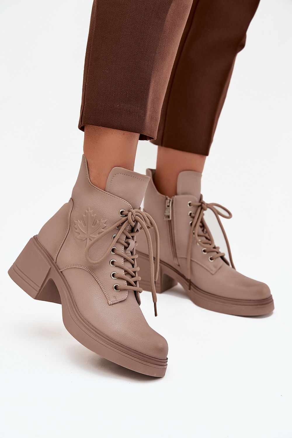 Genuine leather ankle boots “Step in style”