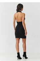  Trumpa suknelė model 220426 Makadamia 