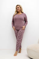  Pižama Plus Size model 221185 Forever Pink 