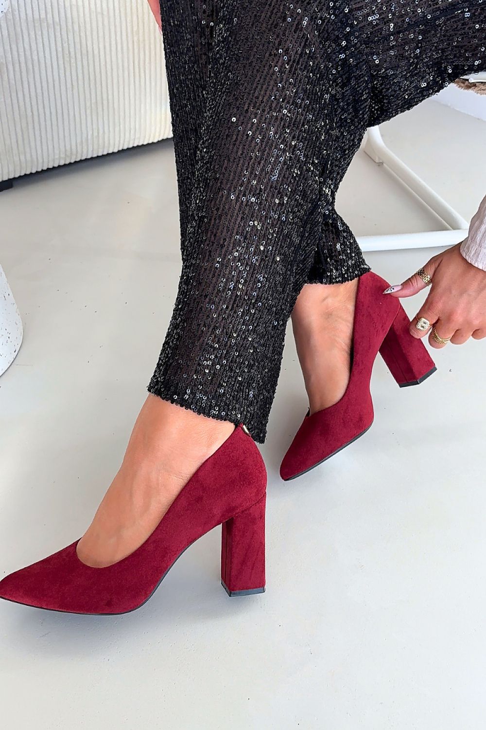 Batai blokiniu kulnu “Step in style”