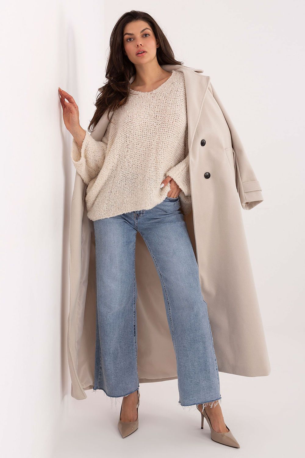 Moteriškas “bouclé” megztinis