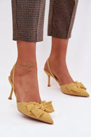 Sandalai su kulnu model 224471 Step in style