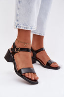 Sandalai su kulnu model 225113 Step in style