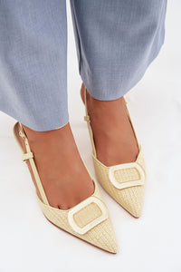 Sandalai su kulnu model 225206 Step in style